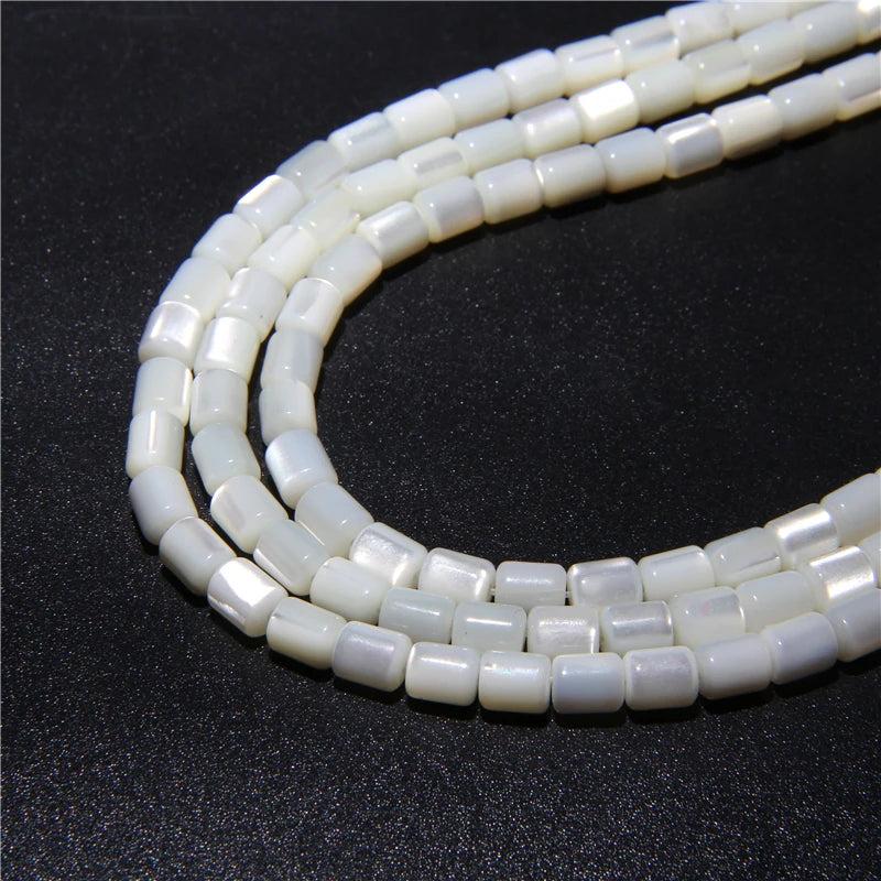 Freshwater Mother Of Pearls Beads Shell Charm DIY Jewelry Accessory