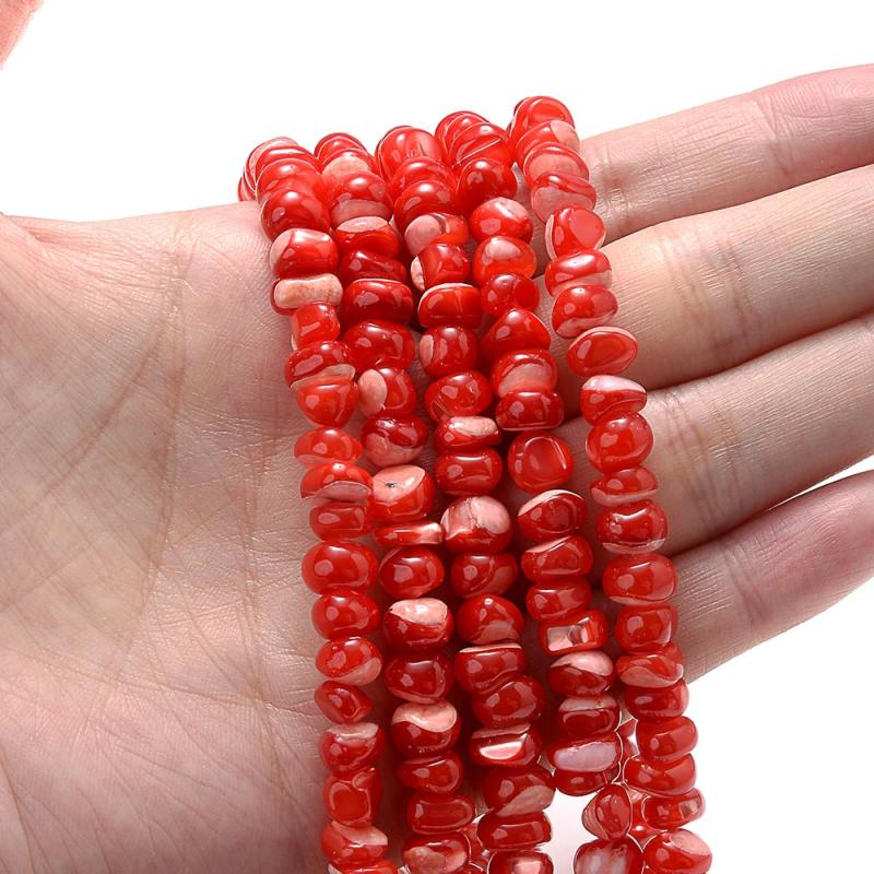 Mother of Pearl Shell Beads 6-8mm for Jewelry Making DIY