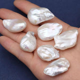 Baroque Tail Pearl Irregular No Space Pink Purple 25-35mm