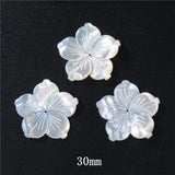 Mother of Pearl Flower Beads for DIY Jewelry