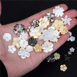 Mother of Pearl Flower Beads for DIY Jewelry