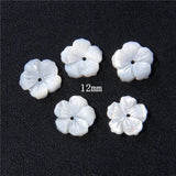 Mother of Pearl Flower Beads for DIY Jewelry