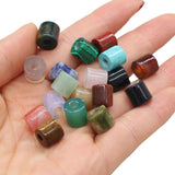 10pcs Big Hole Agate Beads for DIY Jewelry, 4mm Hole, 9x9.5mm Size