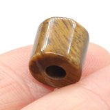 10pcs Big Hole Agate Beads for DIY Jewelry, 4mm Hole, 9x9.5mm Size