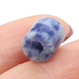 10pcs Big Hole Agate Beads for DIY Jewelry, 4mm Hole, 9x9.5mm Size