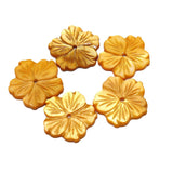 10pcs/Lot 20MM Natural Pearl Oyster Shell Carved Flower Mother Beads