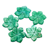 10pcs/Lot 20MM Natural Pearl Oyster Shell Carved Flower Mother Beads