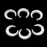 Mother-of-pearl Shell Beads Moon Shape for Jewelry Making