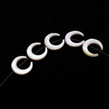 Mother-of-pearl Shell Beads Moon Shape for Jewelry Making