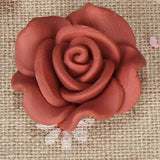 10pcs 23mm Polymer Clay Resin Rose Flowers Beads For Bridal Wedding Necklace