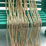 Natural Freshwater Pearl Flat Beads 2-3mm DIY Jewelry Making
