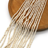 Natural Freshwater Pearl Flat Beads 2-3mm DIY Jewelry Making
