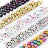 1000Pcs Mix Pearl Letter Acrylic Beads CCB Spacer Beads for Bracelets Necklace