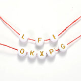 1000Pcs Mix Pearl Letter Acrylic Beads CCB Spacer Beads for Bracelets Necklace