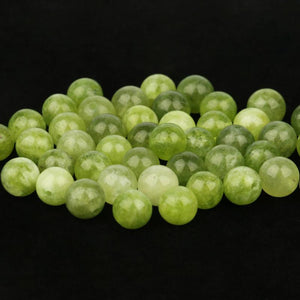 Peridot Olivine Round Spacer Beads for Jewelry Making