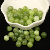 Peridot Olivine Round Spacer Beads for Jewelry Making