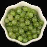 Peridot Olivine Round Spacer Beads for Jewelry Making