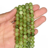 Peridot Olivine Round Spacer Beads for Jewelry Making