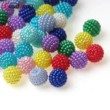 100pcs 10mm Mixed Bayberry Beads Acrylic Pearl Beads