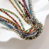 4x6mm Vintage Glass Beads Small Unique Beads DIY Jewelry Making
