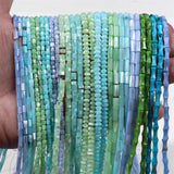 Green Mother of Pearl Shell Beads Cross