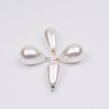 10pcs Cream Pearl Beads Charms Pendant for DIY Earring Necklace
