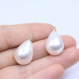 10pcs Cream Pearl Beads Charms Pendant for DIY Earring Necklace