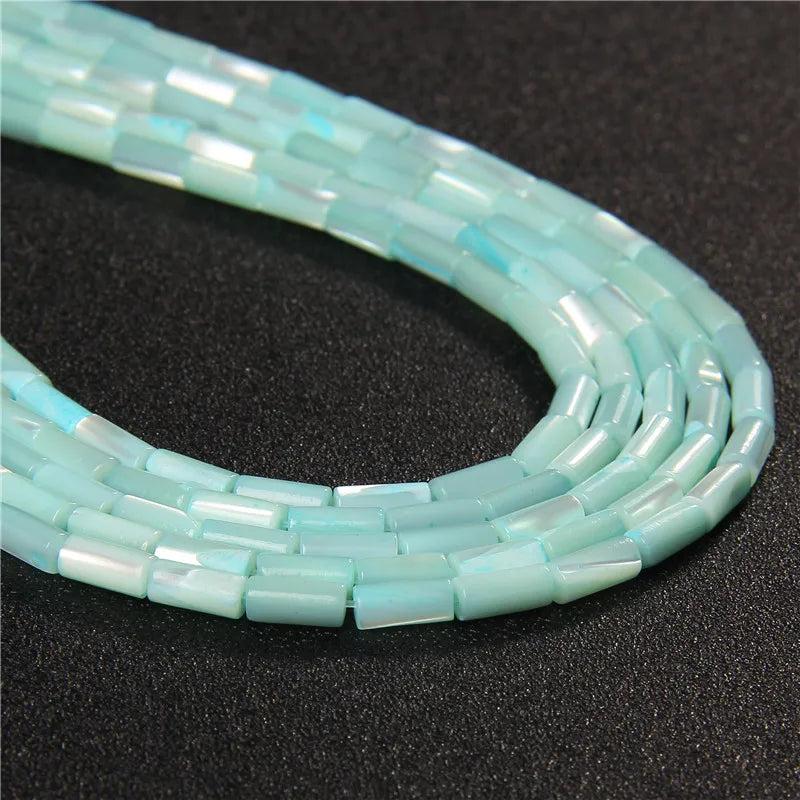 Shell Column Beads Mother of Pearl Loose Beads DIY Craft Necklace