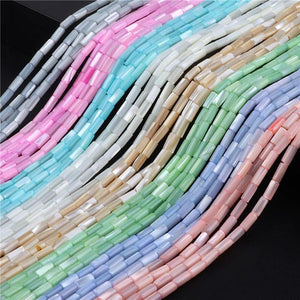 Shell Column Beads Mother of Pearl Loose Beads DIY Craft Necklace