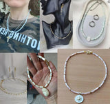 Shell Column Beads Mother of Pearl Loose Beads DIY Craft Necklace
