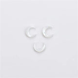 Mother of Pearl Shell Moon Crescent Pendant Charms for Jewelry Making