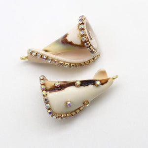Natural Shell Pendant Mother OF Pearl Beads Jewelry Making DIY