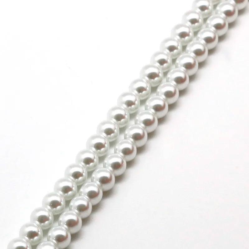 86-195PCS Glass Pearls Beads for DIY Jewelry Findings