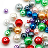 86-195PCS Glass Pearls Beads for DIY Jewelry Findings