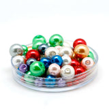 86-195PCS Glass Pearls Beads for DIY Jewelry Findings