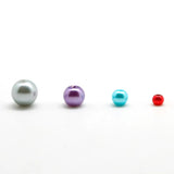 86-195PCS Glass Pearls Beads for DIY Jewelry Findings