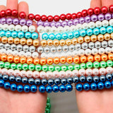 86-195PCS Glass Pearls Beads for DIY Jewelry Findings
