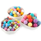 50Pcs 9/12/15MM Round Pearl Silicone Beads Jewelry DIY Necklace Bracelet
