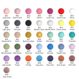 50Pcs 9/12/15MM Round Pearl Silicone Beads Jewelry DIY Necklace Bracelet