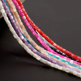 Colorful Cylindrical Shell Mother Of Pearl Loose Beads For DIY Jewelry Making