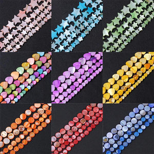 Natural Mother of Pearl Beads for Jewelry Making DIY
