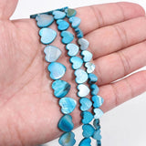 Shell Beads Heart Shape Mother of Pearl for Jewelry Making