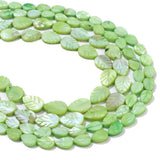 Colorful Leaf Shell Beads Leaves Charms Mother of Pearl for DIY Bracelet