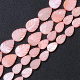 Colorful Leaf Shell Beads Leaves Charms Mother of Pearl for DIY Bracelet