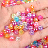 500-50pcs ABS Pearl Beads Mix 4-12mm Round Acrylic Spacer Bead Jewelry Making