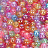 500-50pcs ABS Pearl Beads Mix 4-12mm Round Acrylic Spacer Bead Jewelry Making