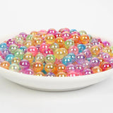 500-50pcs ABS Pearl Beads Mix 4-12mm Round Acrylic Spacer Bead Jewelry Making