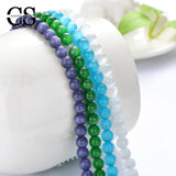 Cat Eye Beads Round Loose Spacer Beads for DIY Jewelry 4/6/8/10/12mm