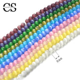 Cat Eye Beads Round Loose Spacer Beads for DIY Jewelry 4/6/8/10/12mm