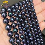 Rainbow Shell Pearl Beads for Jewelry Making DIY 15''